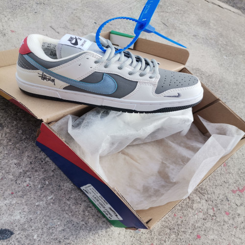 Nike dunk late gris paloma azul 