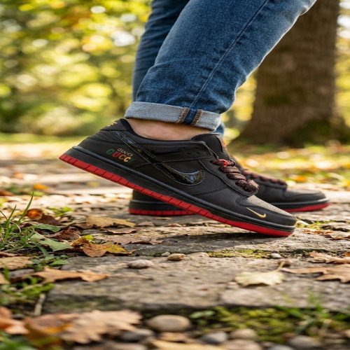 Nike negro rojo