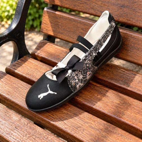 Puma Valet negro flores 