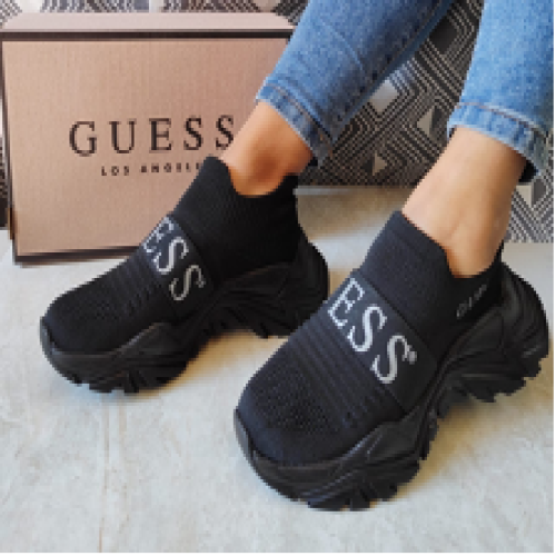 GUESS CALCETIN NEGRO