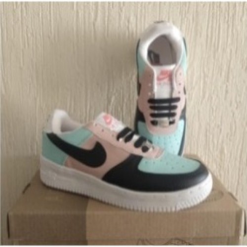 AF1 AQUA NEGRO CREMA #66